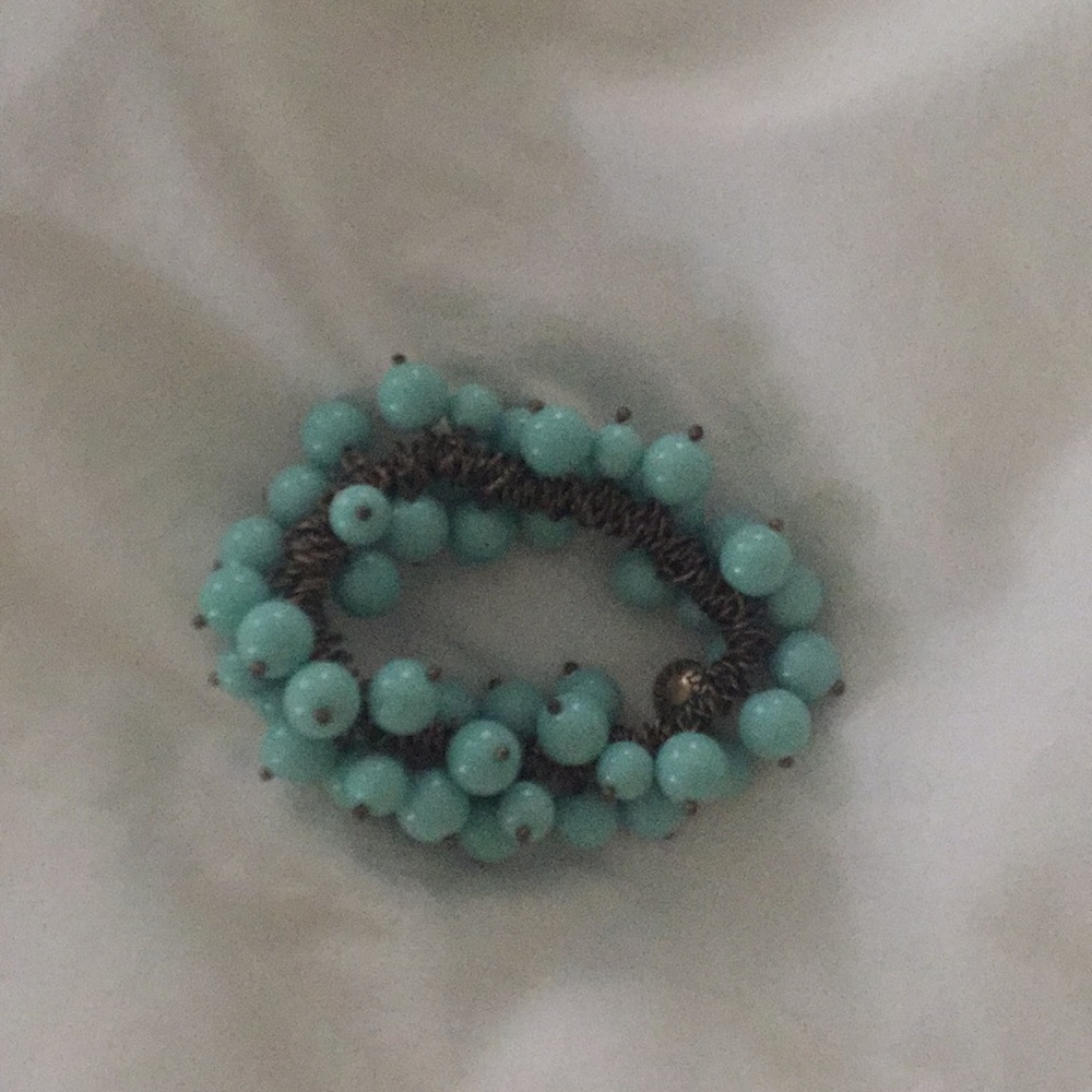 Jcrew elastic beaded bracelet